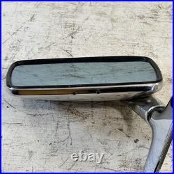 Vintage OEM Left Chrome Mirror Part# 1821793 Compatible With BMW E10 E21 E12