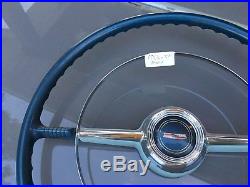 Vintage ORIGINAL Chevy STEERING WHEEL Car Auto Parts Wall ArT Gas Oil CHEVROLET