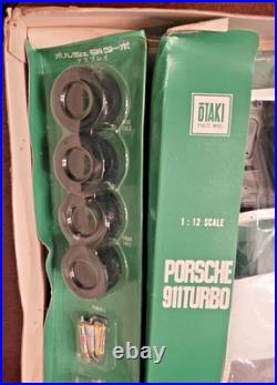 Vintage OTAKI 1/12 Porsche 911 Turbo 1974 ALL PARTS SEALED read description