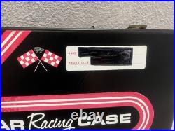 Vintage Official 1/32 slot car racing case With Cars And Parts Cox Classic More