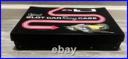 Vintage Official 1/32 slot car racing case With Cars And Parts Cox Classic More