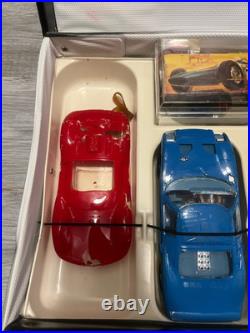 Vintage Official 1/32 slot car racing case With Cars And Parts Cox Classic More
