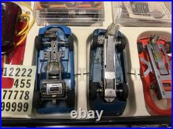 Vintage Official 1/32 slot car racing case With Cars And Parts Cox Classic More