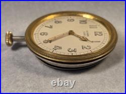 Vintage Olympic 8-Day Car Clock Mechanical Wind-Up Swiss 6J RUNS Parts/Repair