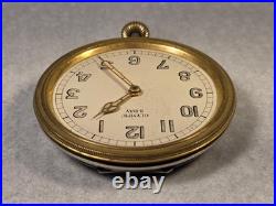 Vintage Olympic 8-Day Car Clock Mechanical Wind-Up Swiss 6J RUNS Parts/Repair