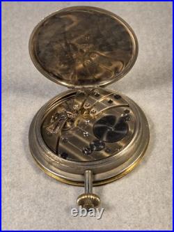 Vintage Olympic 8-Day Car Clock Mechanical Wind-Up Swiss 6J RUNS Parts/Repair