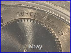 Vintage Olympic 8-Day Car Clock Mechanical Wind-Up Swiss 6J RUNS Parts/Repair