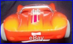 Vintage Orange Cox La Cucaracha 1/24 Slot Car For Parts or restoration tested NR