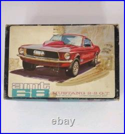 Vintage Original AMT 1968 Ford Mustang 2+2 GT Kit Parts Lot Vintage Original AMT 1968 Ford Mustang 2+2 GT Kit Parts Lot