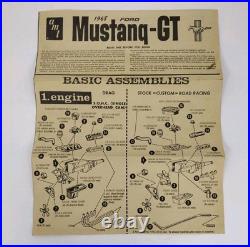 Vintage Original AMT 1968 Ford Mustang 2+2 GT Kit Parts Lot Vintage Original AMT 1968 Ford Mustang 2+2 GT Kit Parts Lot