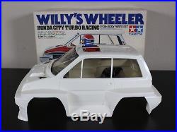 Vintage Original New Tamiya 1/10 Willy Wheeler Honda City Turbo Racing Body Set