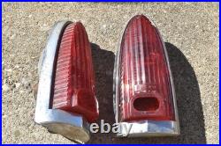 Vintage Pair of 1953 Plymouth Tail Lights Assembly Genuine PLYAW Auto Car Parts