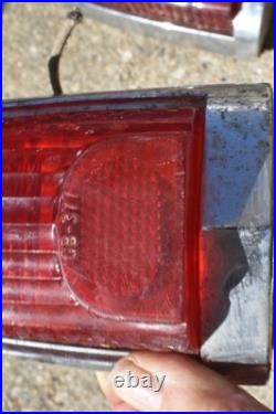 Vintage Pair of 1953 Plymouth Tail Lights Assembly Genuine PLYAW Auto Car Parts