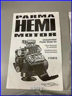Vintage Parma Hemi Engine Kit With Wiring Kit RARE For Tamiya Kyosho And Other