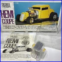 Vintage Parma Lexan RC Body Frame & Grill 10339 Hemi Coupe 1/10 Scale