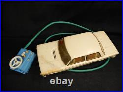 Vintage Poland Palart Wrozlaw Fiat 125p Plastic Remote Toy Car Parts Or Repair
