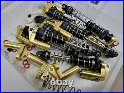 Vintage Progressive Suspension 8 Shock Gold Reservoir Set for T-maxx 4 (lot52)