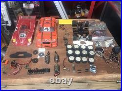 Vintage RC Car Electric TRC Pro 12 Pan Car 1/12 Scale For Parts Or Restoration