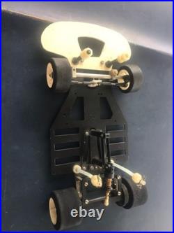 Vintage RC Car Electric TRC Pro 12 Pan Car 1/12 Scale For Parts Or Restoration