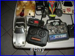 Vintage RC Car Lot /Remotes FOR PARTS OR REPAIR ONLY Tyco / Radio Shack / Others