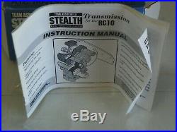 Vintage RC10 / 10T NIB Stealth Transmission Assy Full Bearings Gold Plate