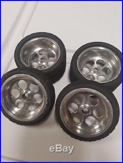 Vintage RC10 Aluminum front and rear rims/wheel set. Very rare and hard to find