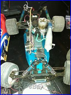 Vintage RC10GT OS Max nitro for parts or repair with many many extras