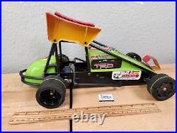 Vintage RJ Speed 1/10 Electric Outlaw Sprint Car FOR CHASSIS AND PARTS On-Road