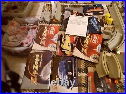 Vintage Radio Shack Zip Zaps Cars & Accessories Lot (9 Car Shells and More)