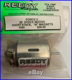 Vintage, Rare, Associated REEDY FORCE II motor RC10 B2 DS. New In Package
