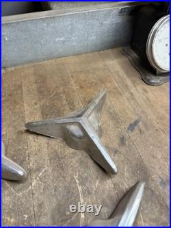 Vintage Rare Ford Chrome Wheel Spinners Hub Caps Set Of 4 Car Auto Parts USA