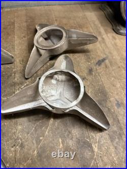 Vintage Rare Ford Chrome Wheel Spinners Hub Caps Set Of 4 Car Auto Parts USA