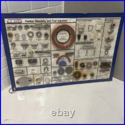 Vintage Rare Winzer Volkswagon VW Fuel Injection Parts Display 18 Advertising