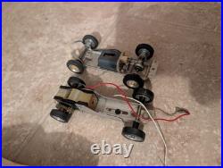 Vintage Revell Large Scale Slot Car Set 1964 Corvette Ferrari & Parts Not Tested