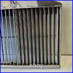 Vintage Rolls-Royce Radiator Grille Assembly Chrome RR Badge 22 x 15 Car Part