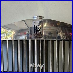 Vintage Rolls-Royce Radiator Grille Assembly Chrome RR Badge 22 x 15 Car Part Vintage Rolls-Royce Radiator Grille Assembly Chrome RR Badge 22 x 15 Car Part
