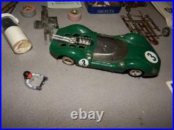 Vintage Russkit Lotus Slot Car With Extra Parts Wheels Motors Chassis Estate
