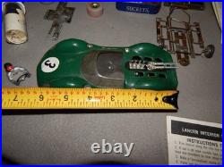 Vintage Russkit Lotus Slot Car With Extra Parts Wheels Motors Chassis Estate