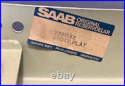 Vintage SAAB Car Metal Bumper chrome end section 735032 New Old stock OEM part