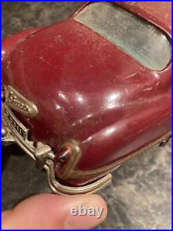 Vintage Schuco Ingenico 5311 Bordeaux Burgundy Red Car Untested Parts/Repair