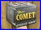 Vintage-Sign-Comet-Auto-Parts-Battery-Dealer-Metal-Gas-Oil-Truck-Car-Collectable-01-cf