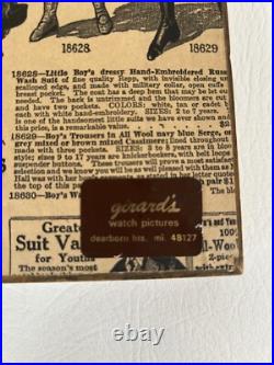 Vintage Signed GIRARD Ford Model A Car From Watch Parts Matted& Framed