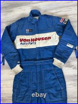 Vintage Simpson Race Car Von Housen Auto Parts Chain Stitched Uniform