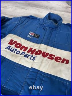 Vintage Simpson Race Car Von Housen Auto Parts Chain Stitched Uniform