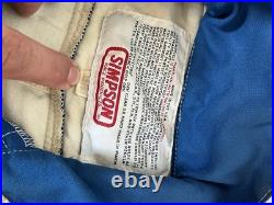 Vintage Simpson Race Car Von Housen Auto Parts Chain Stitched Uniform