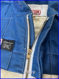 Vintage Simpson Race Car Von Housen Auto Parts Chain Stitched Uniform