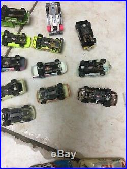 Vintage Slot Car Body & Chassis Lot + Pieces Parts, Aurora, AFX, Tyco, Life Like