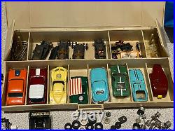 Vintage Slot Car Parts Junkyard Aurora T Jet AFX Tyco Bodies Tires Parts Etc
