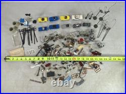 Vintage Slot Cars & Decorations People Sign Telephone Pole Parts Lot 63E74