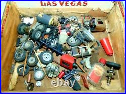 Vintage Slot car Parts Lot Bodies-Chassis-Motors-Wheels-Untested